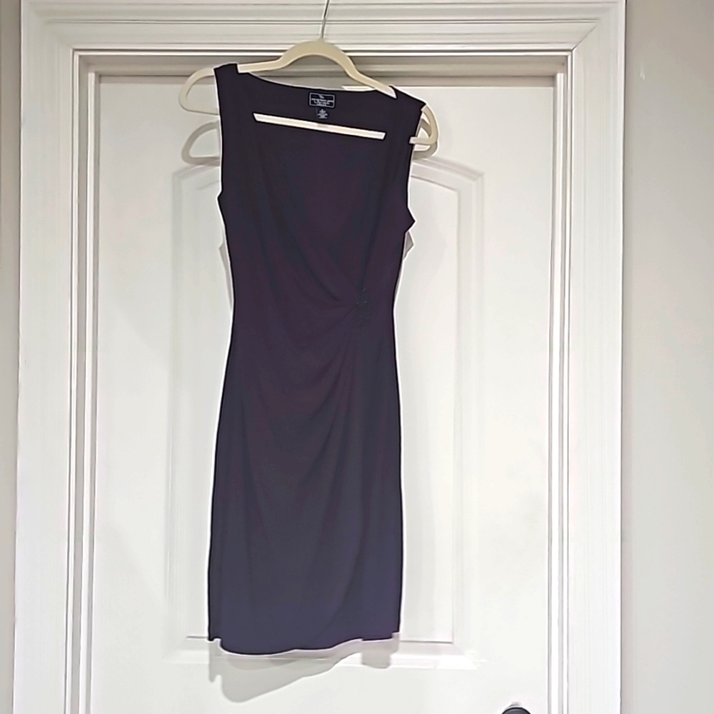 Purple cocktail dress